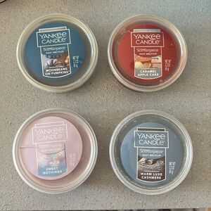 YANKEE CANDLE | 4 Scenterpiece easy meltcup (used)